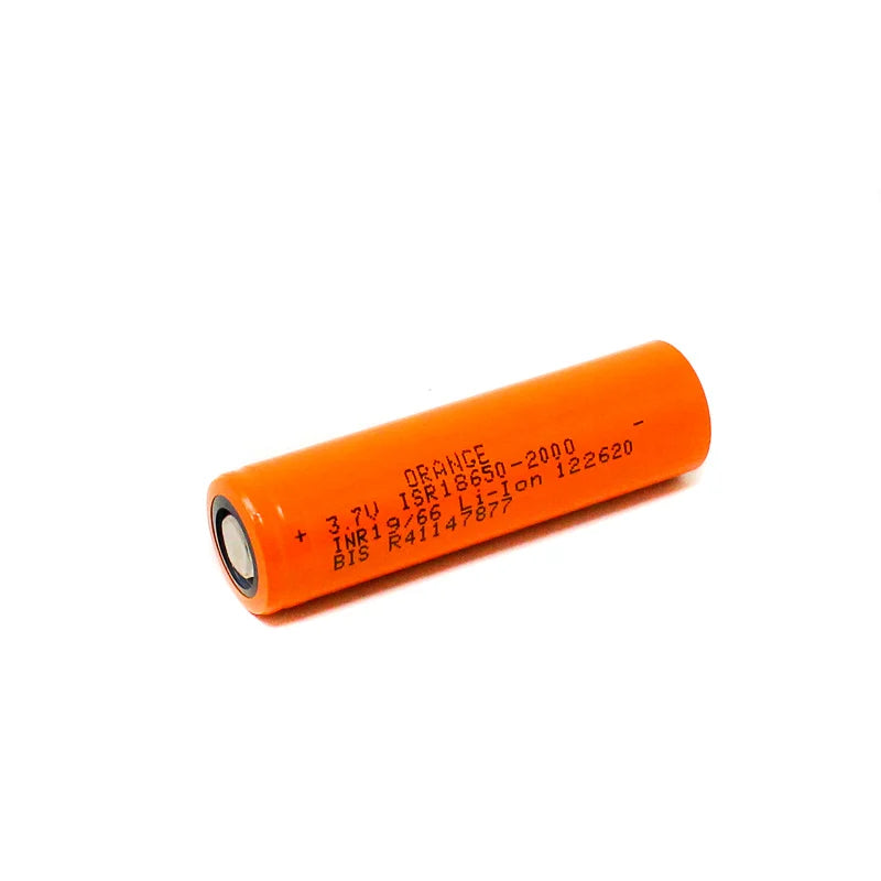 Flat Top 18650 Li-Ion Battery without Protection (3.7V) - BIS Certified