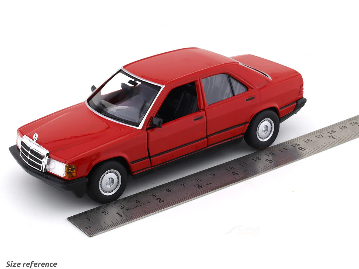 BBURAGO 1/24 SCALE MERCEDES-BENZ 190 E 2.6 DIECAST CAR MODEL