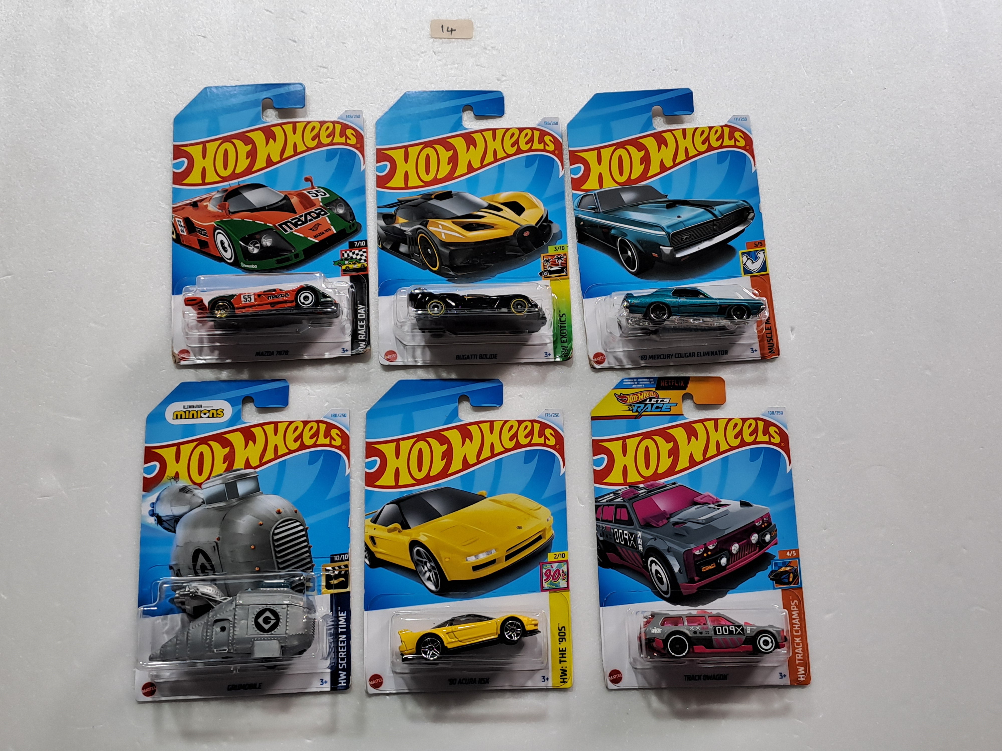 HOT WHEELS - CASE M- BASIC CAR ASSORTED (PACK OF 6 )-DIECAST