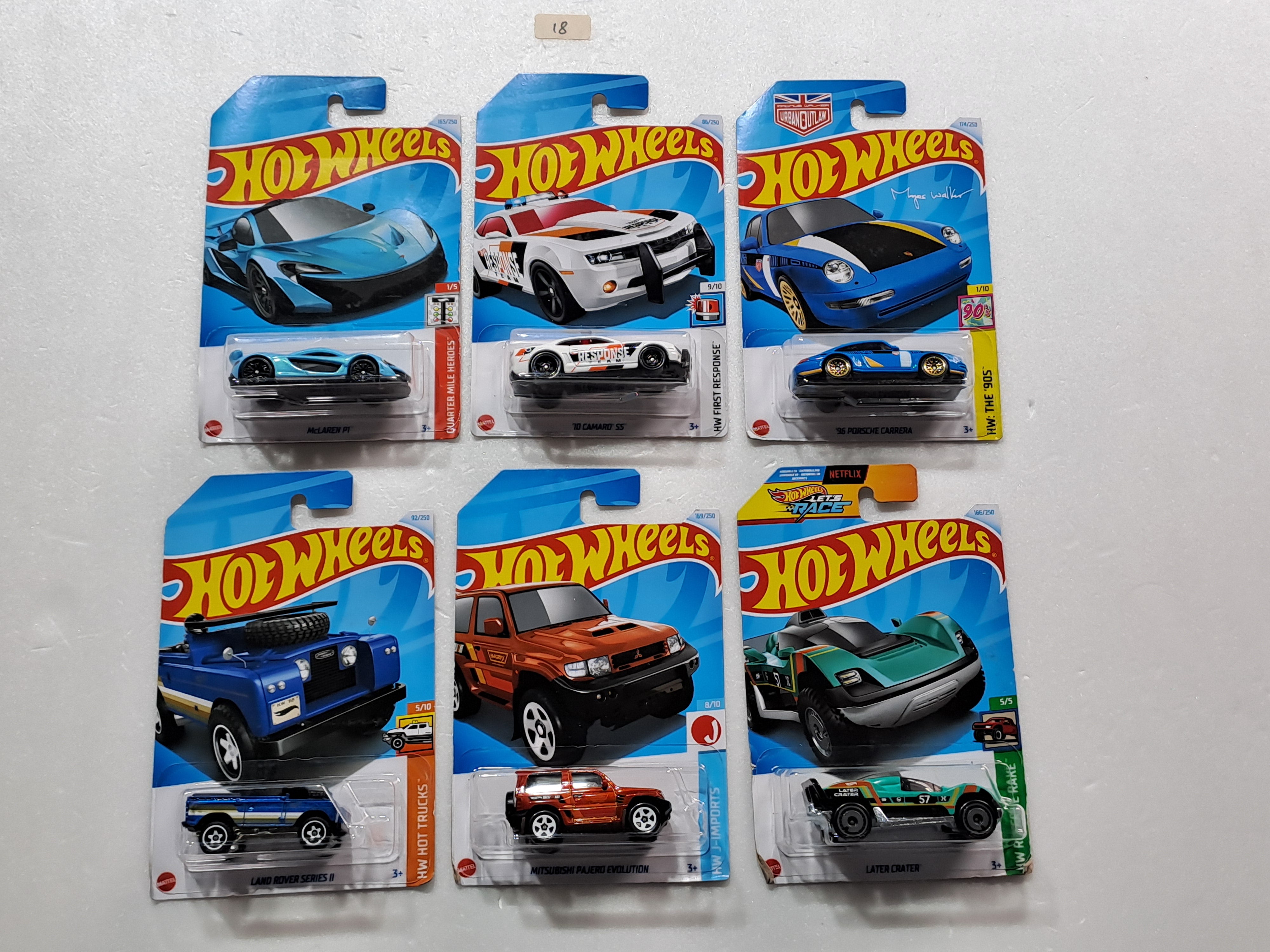 HOT WHEELS - CASE M- BASIC CAR ASSORTED (PACK OF 6 )-DIECAST