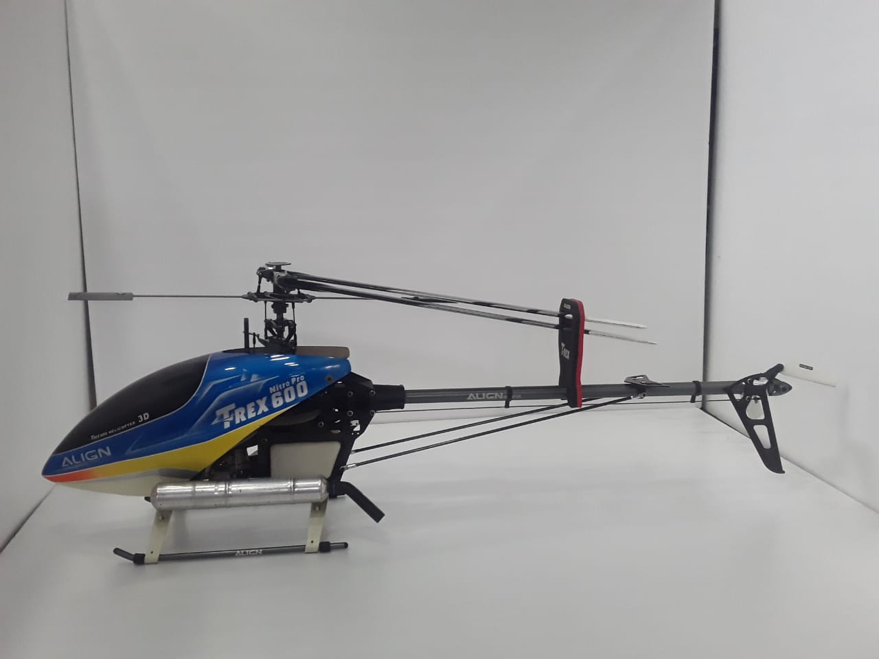 ALIGN T REX 600 FLY BAR  NITRO HELI RTF -QUALITY PRE OWNED