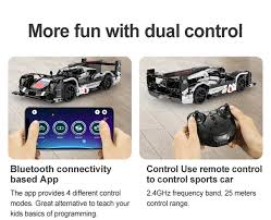 Cada 427Pcs Phone APP Remote Control GT Sports Car Model Building Blocks City Expert RC Racing Car Bricks Toys