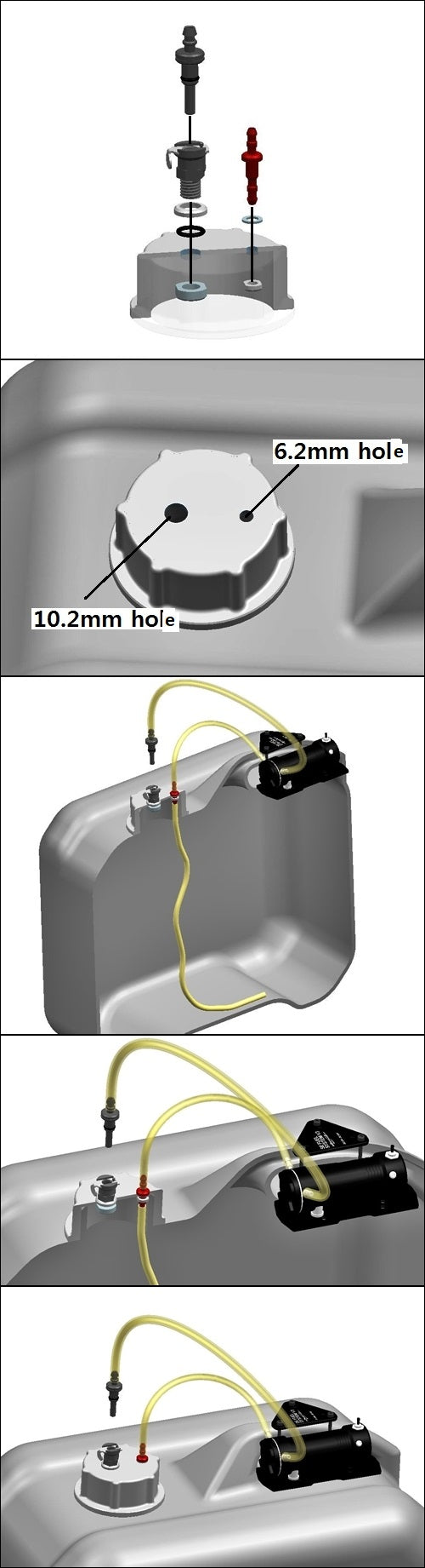 SECRAFT Refueling Kit For Cap