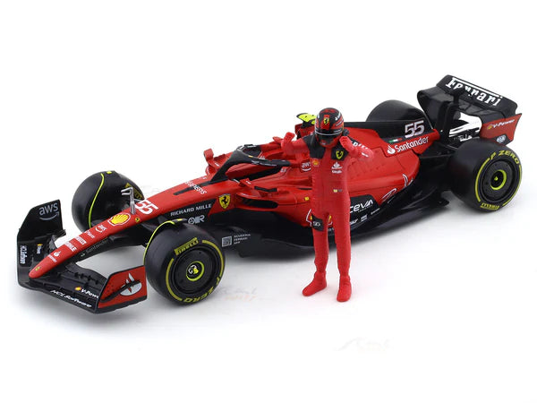 BBURAGO FERRARI SF-23#55 CARLOS SAINZ 2023  1/24 SCALE 18-26808