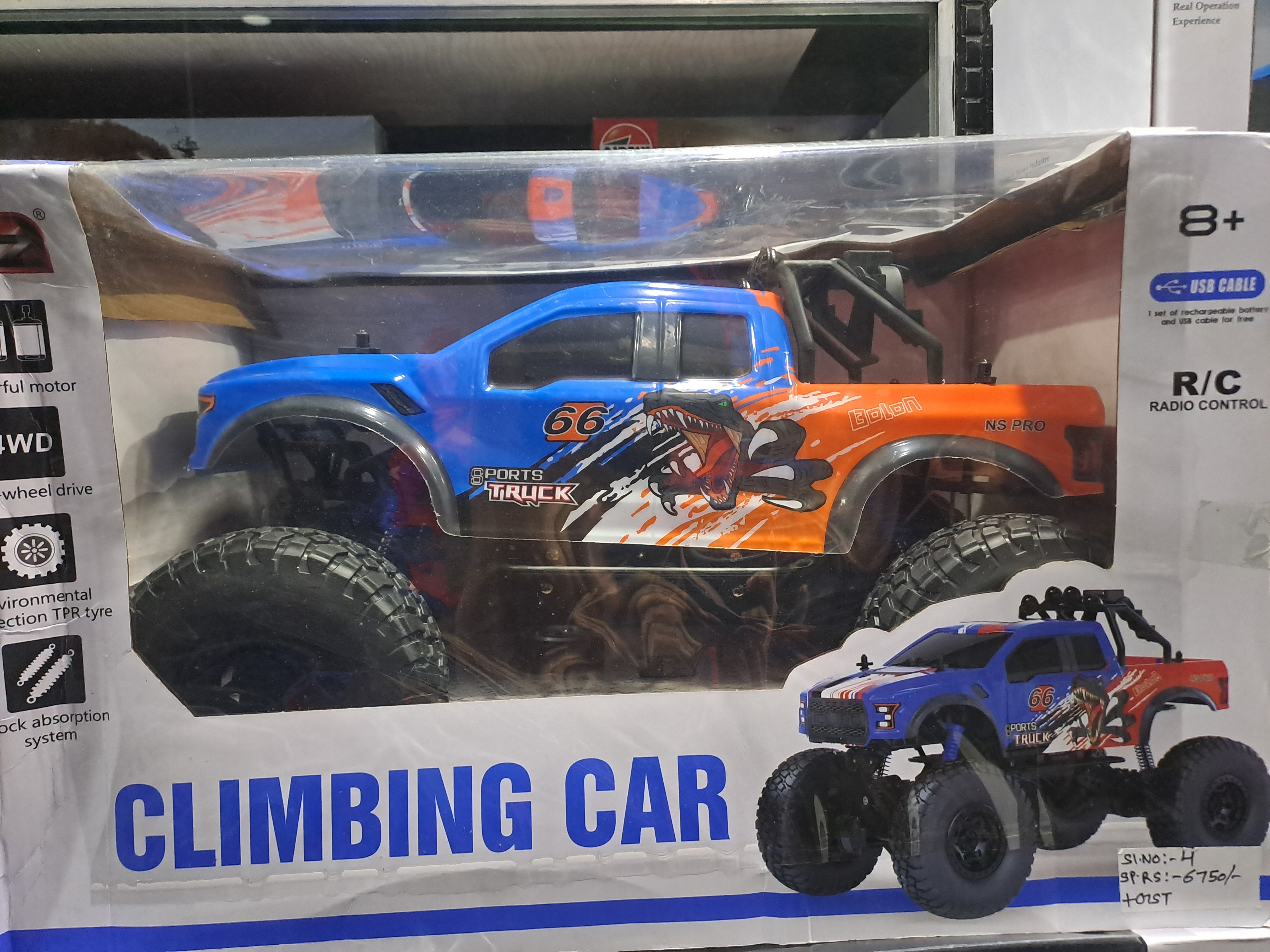 1:10 Scale 2.4G RC Climbing 4WD Truck Radio Control Kids Toy Car