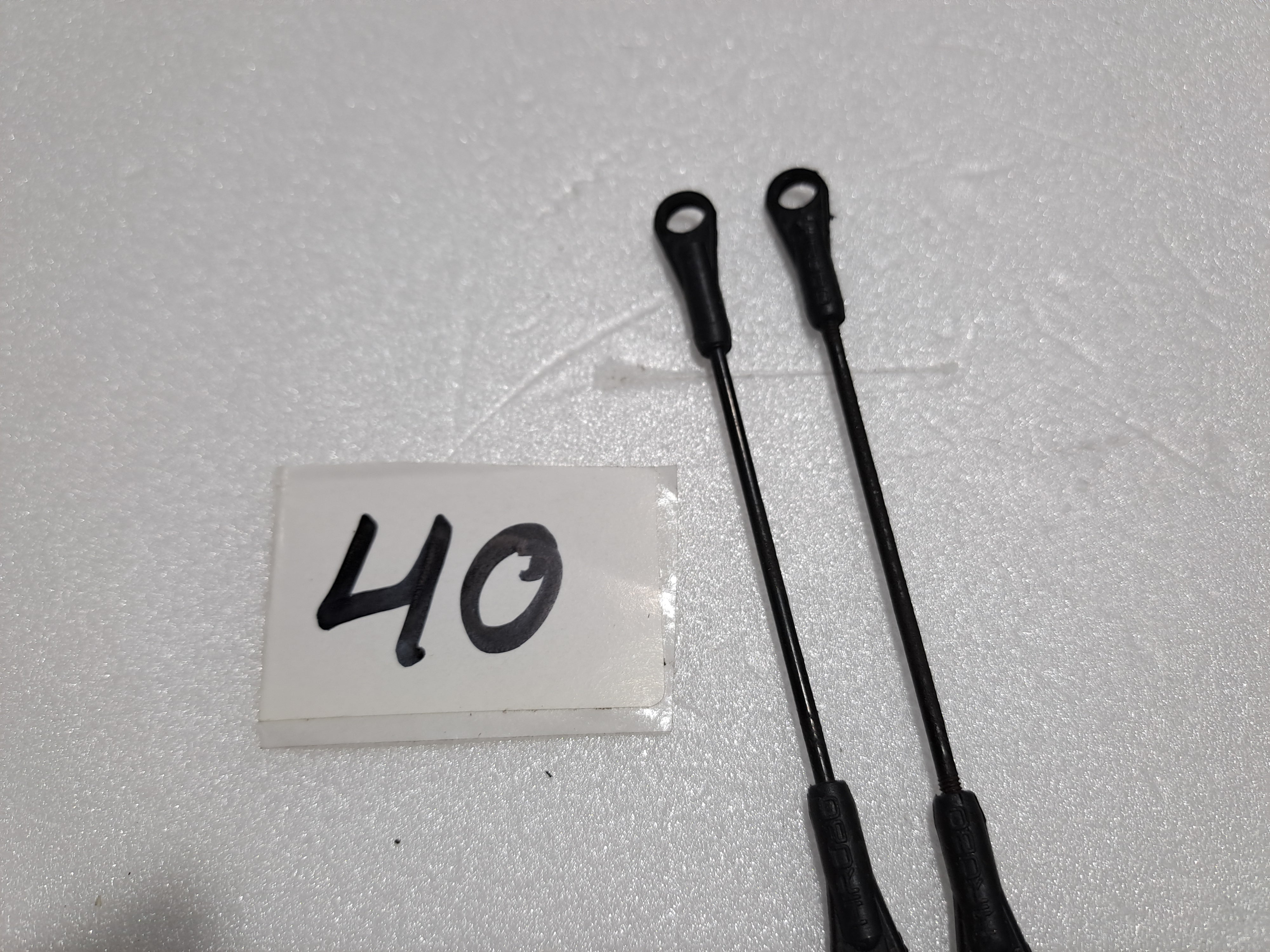 BALL LINK PACK OF 2 FOR 600 SIZE HELICOPTER 1.5MMX65MM ROD PRE OWNED QUALITY