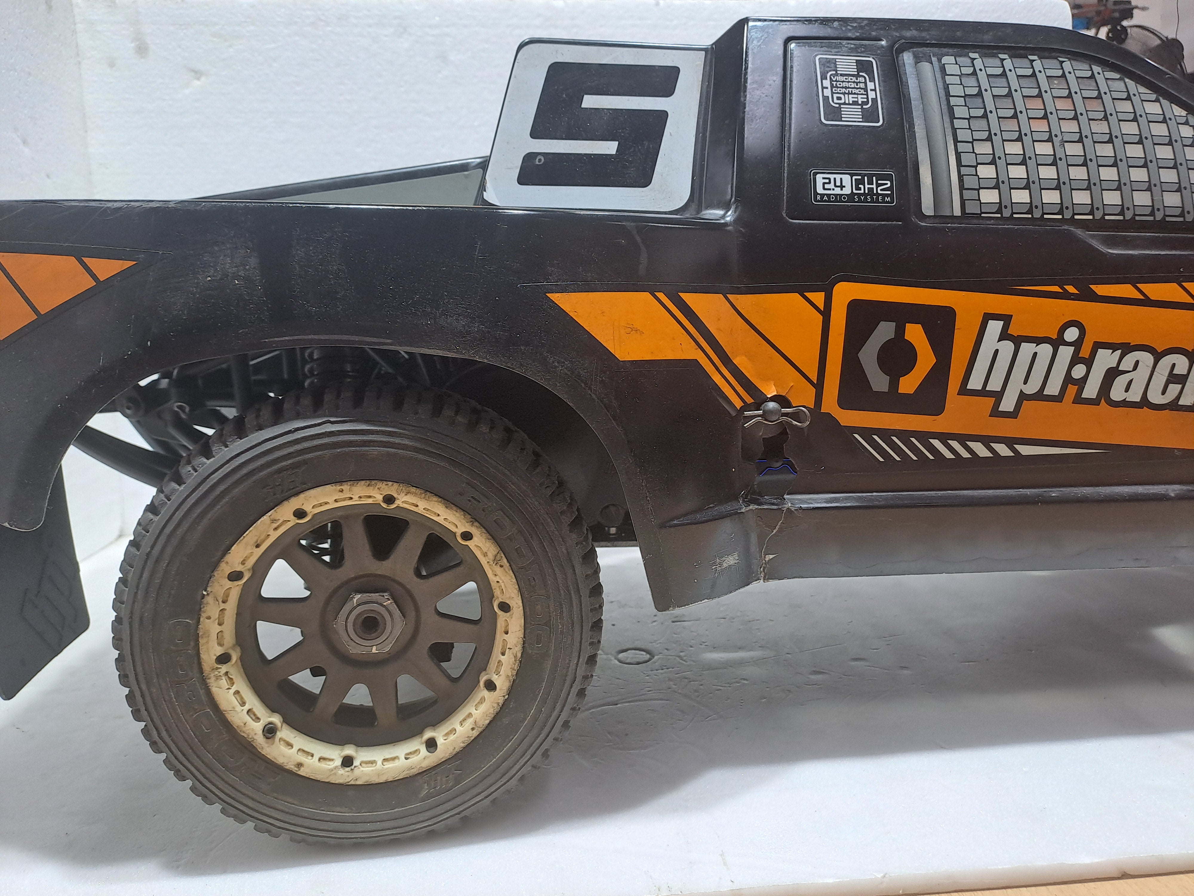 HPI BAJA 5SC 1/5 SCALE PETROL CAR BLACK QUALITY PRE OWNED