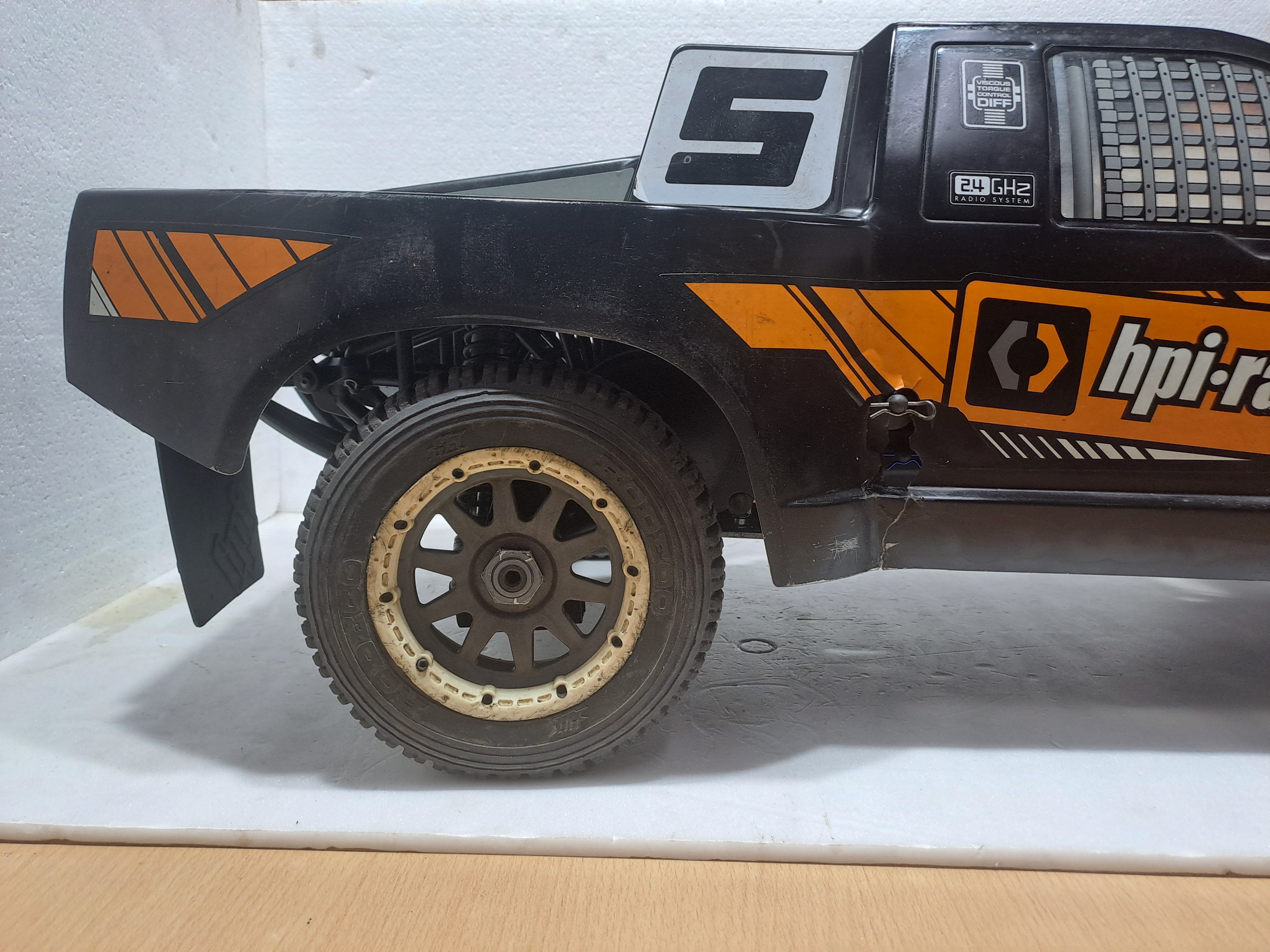 HPI BAJA 5SC 1/5 SCALE PETROL CAR BLACK QUALITY PRE OWNED