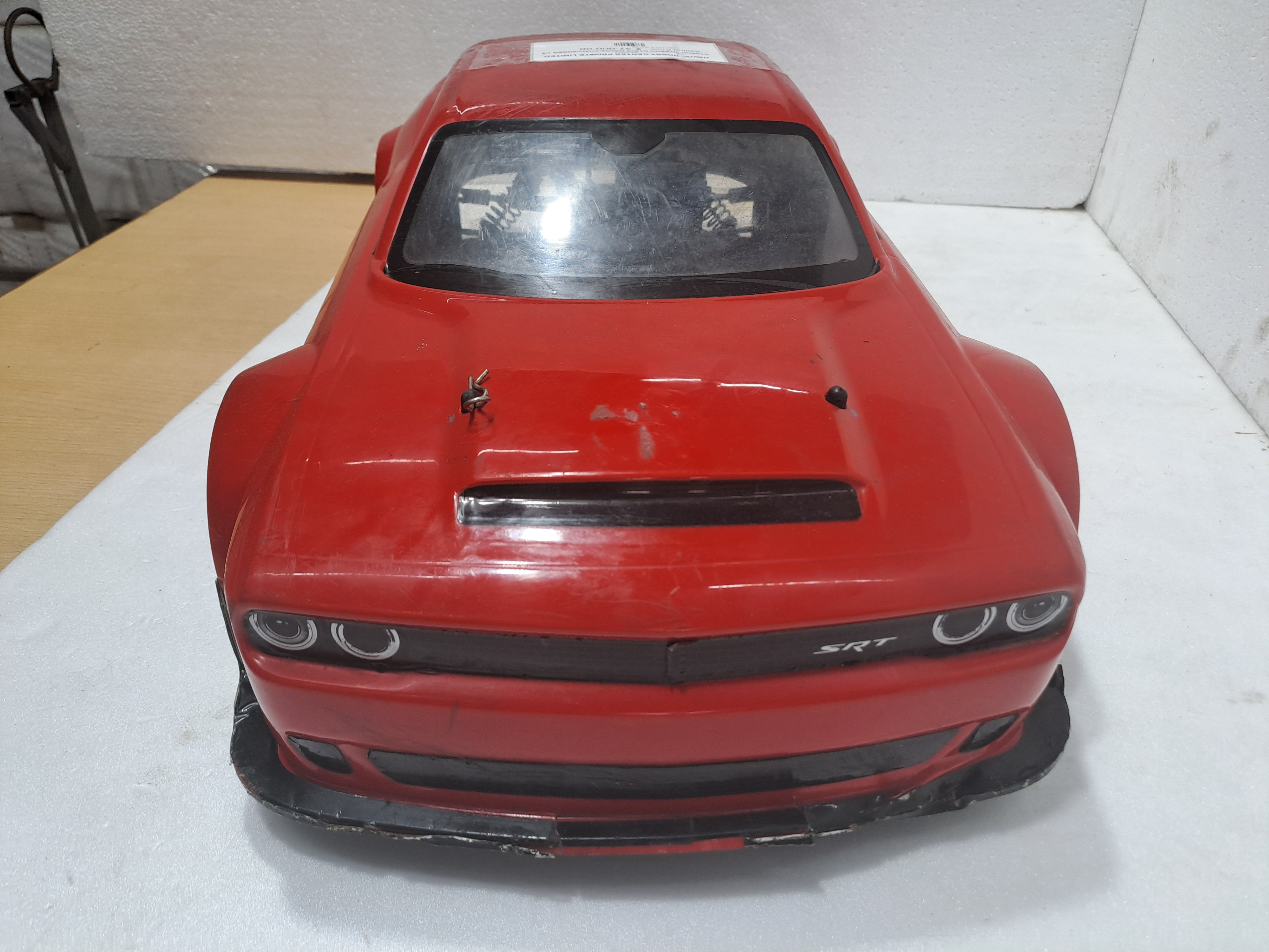 KYOSHO INFERNO GT2VE DODGE CHALLANGER 1/8 SCALE RED QUALITY PRE OWNED