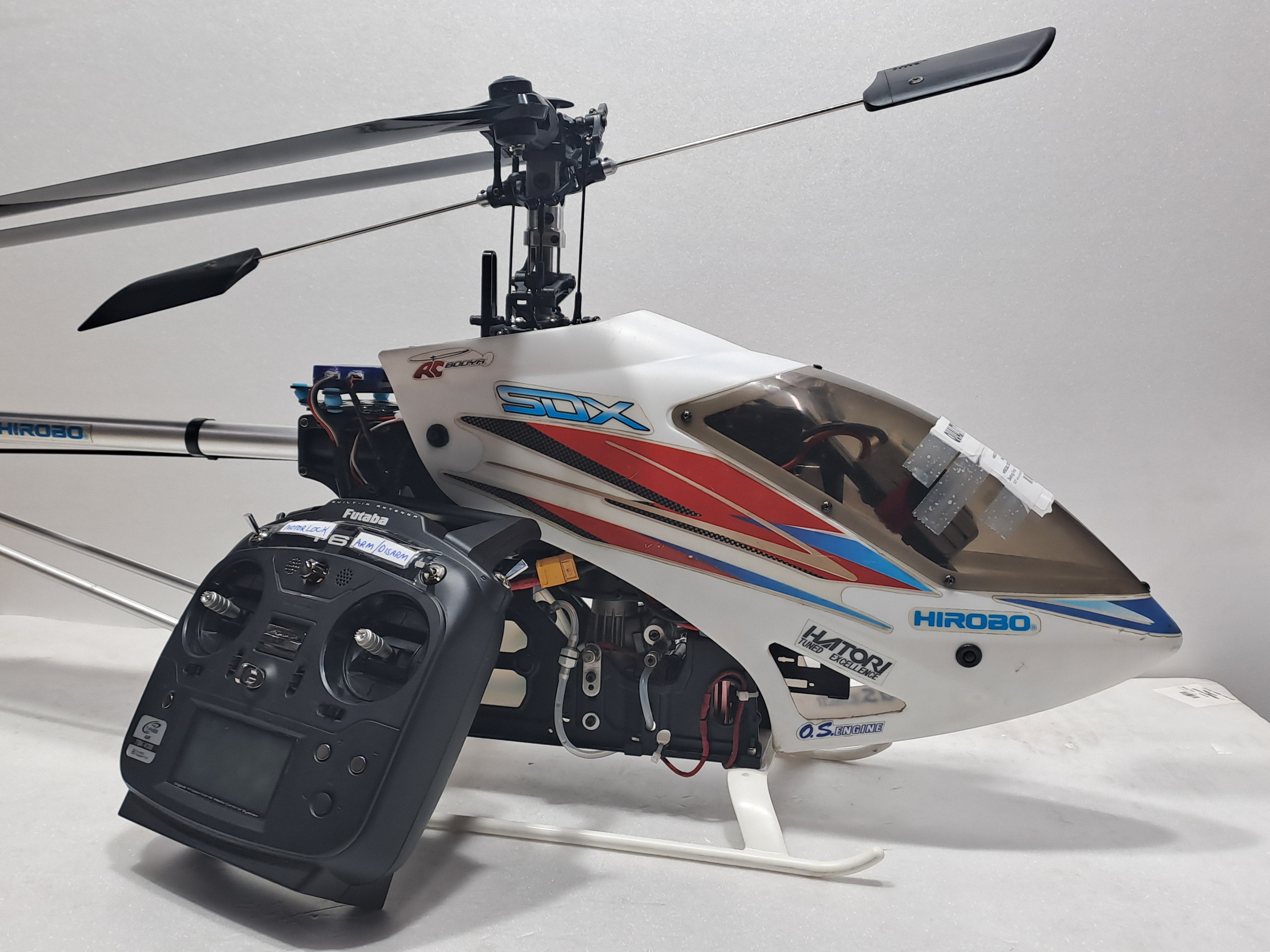 HIROBO SDX SWM NITRO 600 HELI RTF (LIMITED EDITION)QUALITY PRE OWNED