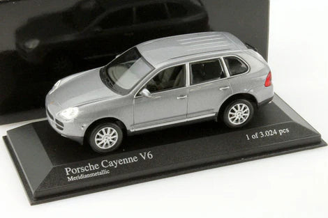 MINICHAMPS PORSCHE CAYENNE V6 CAR GREY 1/43 DIE CAST MODEL