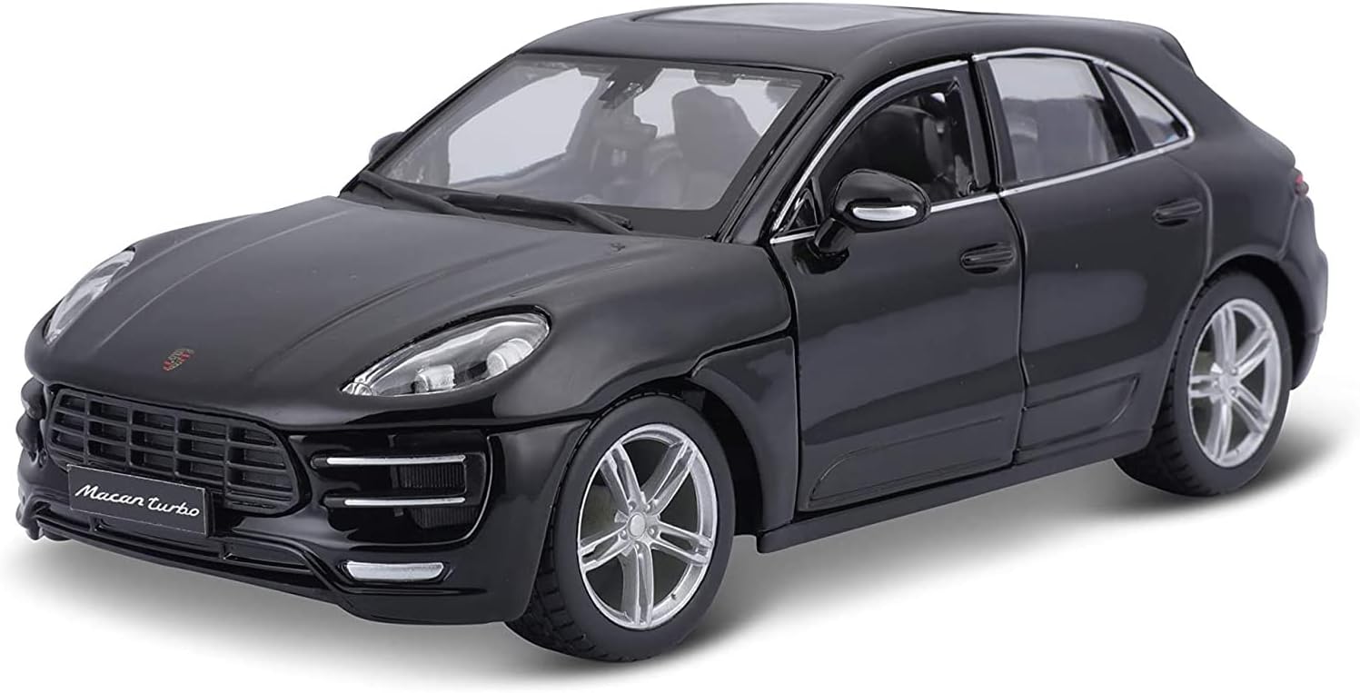 BBURAGO PORSCHE MACAN WHITE 1/24 DIECAST MODEL