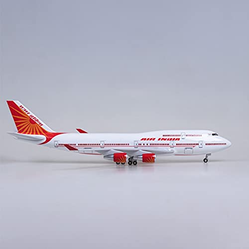 AIRPLANE DIECAST AIR INDIA A320 NEW LIVERY METAL RESIN WITH LED 47CM