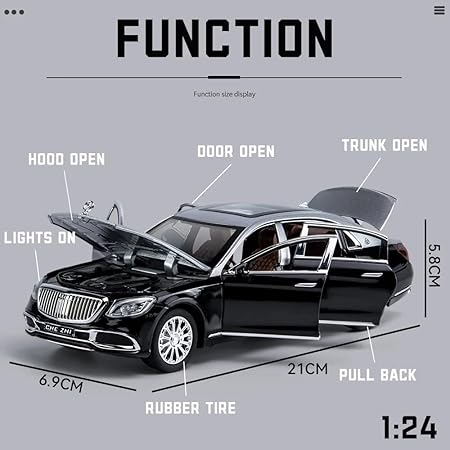 DIE CAST SCALE MODEL 1:24 MERCEDES - BENZ MAYBACH S680