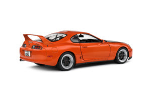 Solido Toyota Supra MK4 A80 Streetfighter - 1993 - Orange Diecast Car 1/18