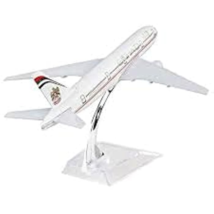 AIRPLANE METAL DIECAST ETIHAD A380 16CM