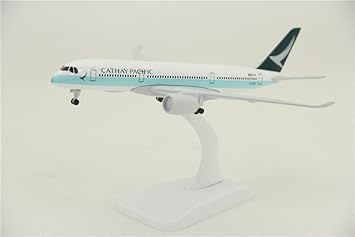 AIRPLANE DIECAST METAL CATHAY PACIFIC A350 20CM