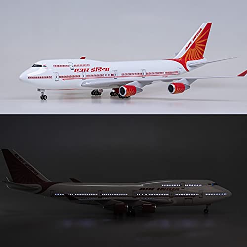 AIRPLANE DIECAST AIR INDIA A320 NEW LIVERY METAL RESIN WITH LED 47CM