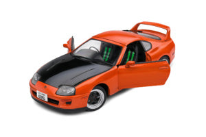 Solido Toyota Supra MK4 A80 Streetfighter - 1993 - Orange Diecast Car 1/18