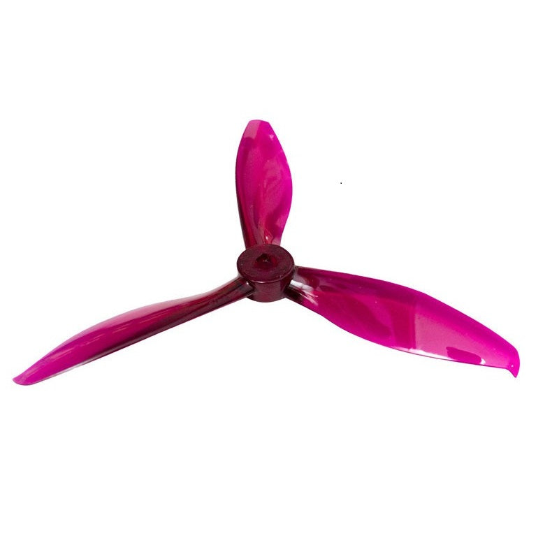 Orange HD 5149(5.1X4.9) Tri-Blade Flash Durable Propellers 2CW+2CCW 2 Pair-Transparent Purple