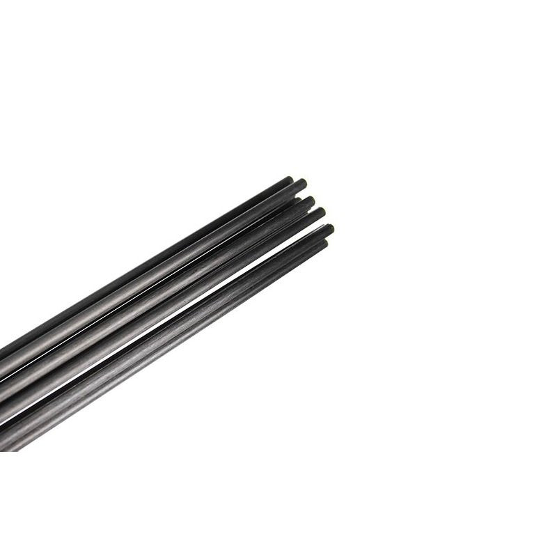 Carbon Fibre Rod (Solid) 1.5mm x 1000mm(PACK OF 5PCS)