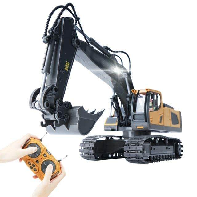 EXCAVATOR TOY RC WITH METAL SHOVEL 13 CHANNEL