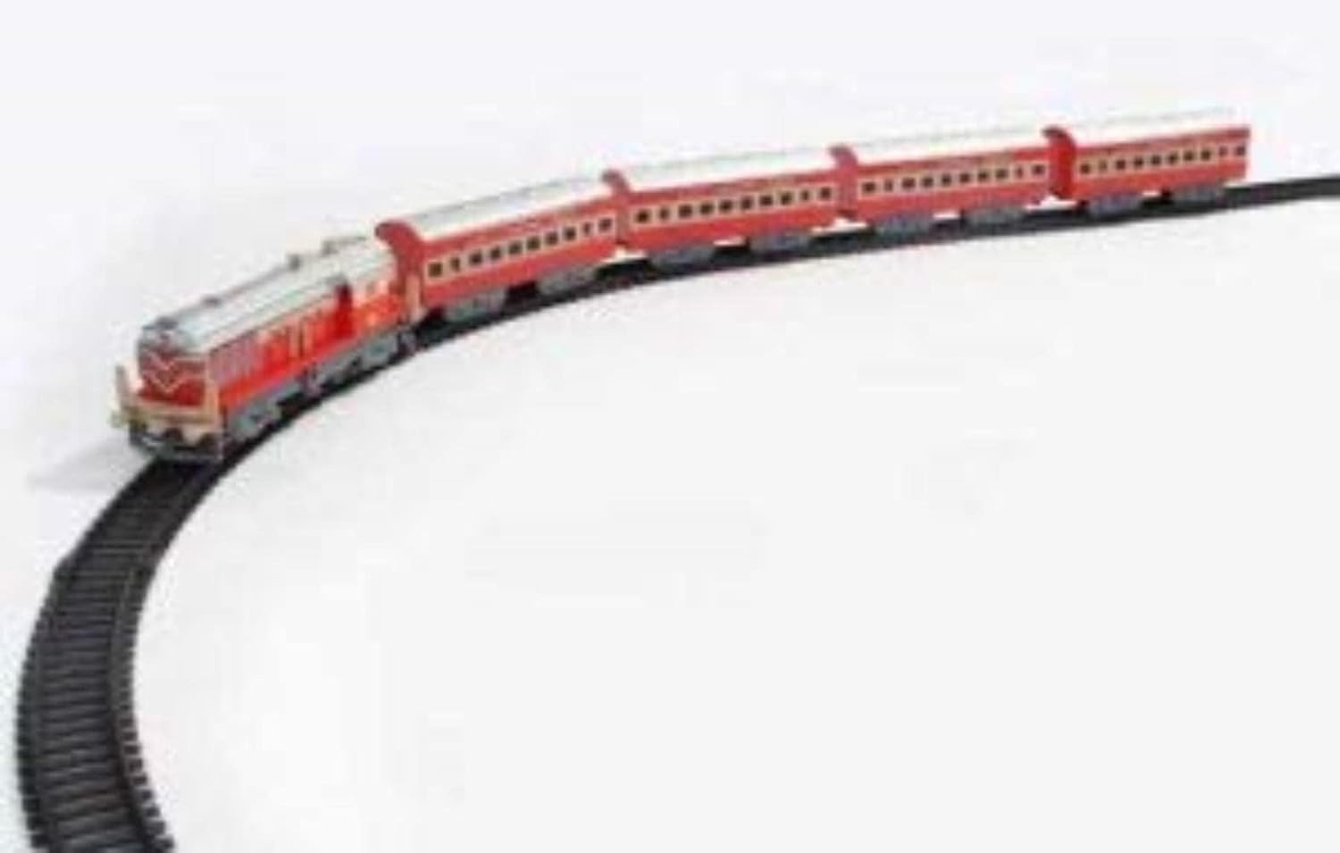 CENTY TOY TRAIN PASSENGER TRAIN WITH COACHES & RAILWAY TRACK 19N