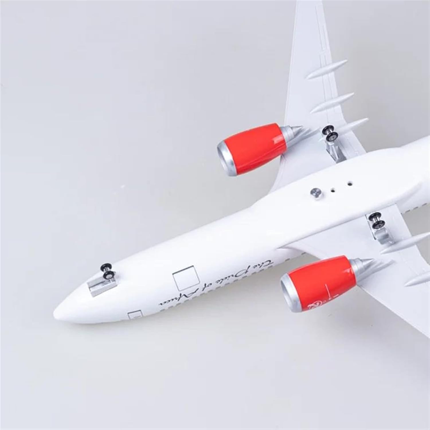 AIRPLANE DIECAST METAL KENYA AIRWAYS B737 RESIN WITH LED 47CM