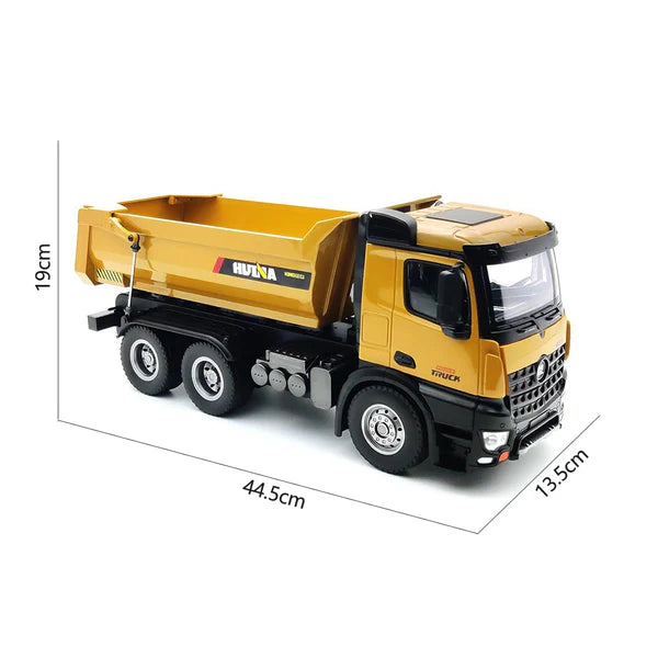 HUINA 1582 1:14 ALL METAL HEAVY DUTY DUMP TRUCK LOADER (2024 MODEL)