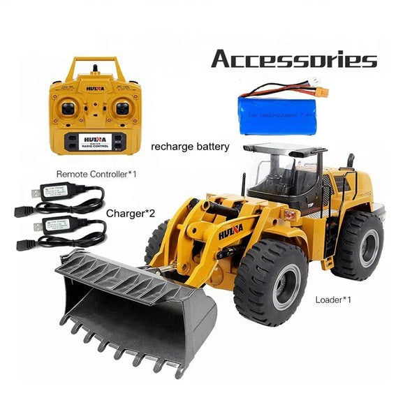 HUINA 1583 1:14 RC METAL WHEEL LOADER (2024 MODEL)