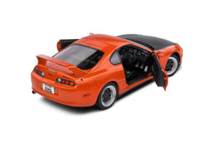 Solido Toyota Supra MK4 A80 Streetfighter - 1993 - Orange Diecast Car 1/18