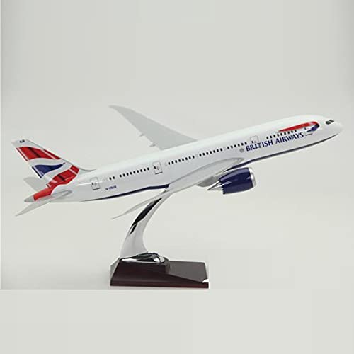 AIRPLANE DIECAST METAL BRITISH AIRWAYS A380 RESIN 47CM