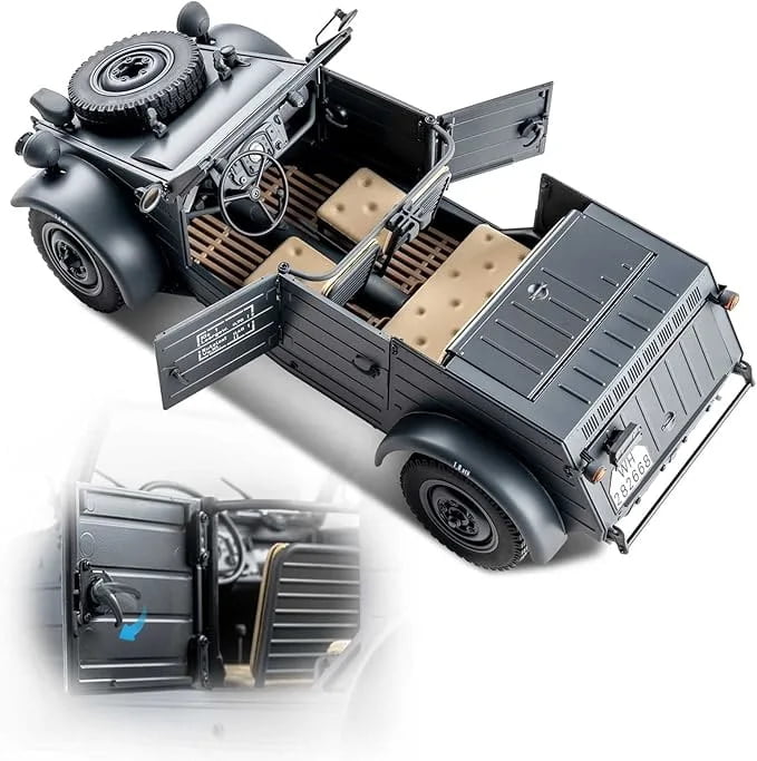 KUBELWAGEN 1/12 TYPE82 MINI CRAWLER RTR (GREY)