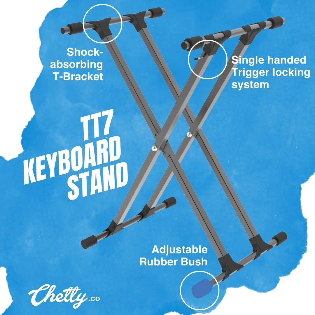 TT7 DOUBLE  KEYBOARD STAND