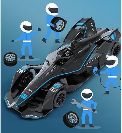 Nonamona 1:10 RC F1 Racing Car 4 Wheel Drive Plastic Rc Car For Boys Rock Climber High Speed Monster Racing Car For Kids