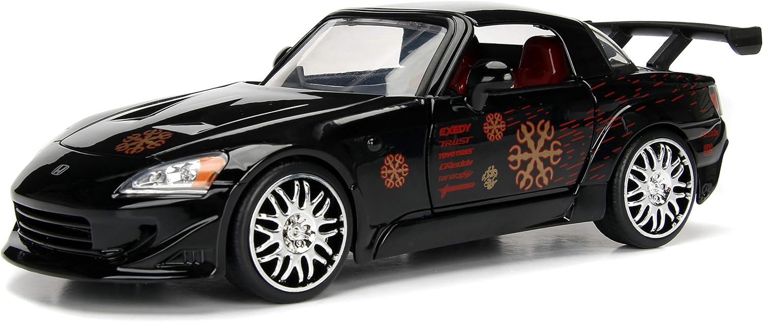 JADA JOHNNY's HONDA 52000  BLACK  DIECAST CAR MODEL