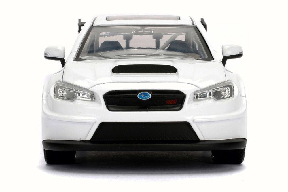 JADA SUBARU WRX STI WHITE  DIECAST CAR MODEL