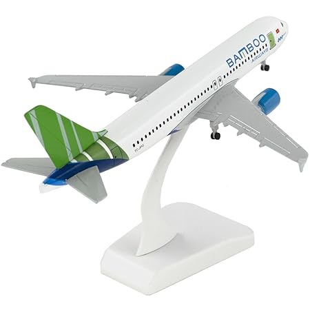 AIRPLANE DIECAST METAL BAMBOO AIRWAYS 20CM