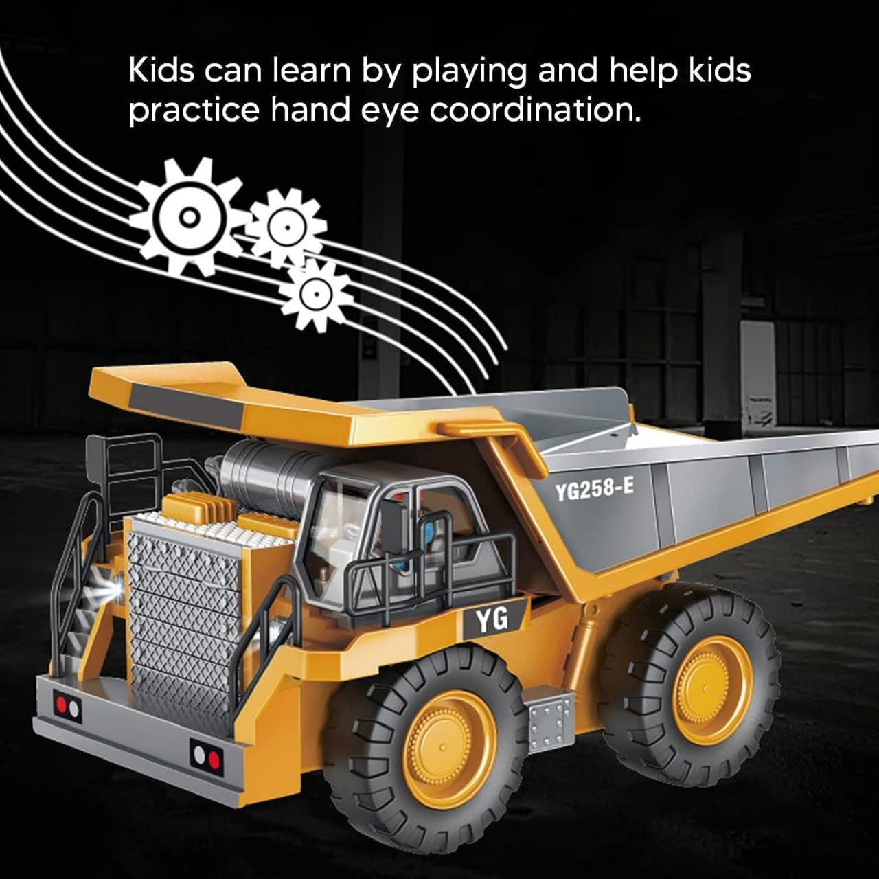 DUMP TRUCK DIE CAST 9 CHANNEL WITH SOUND