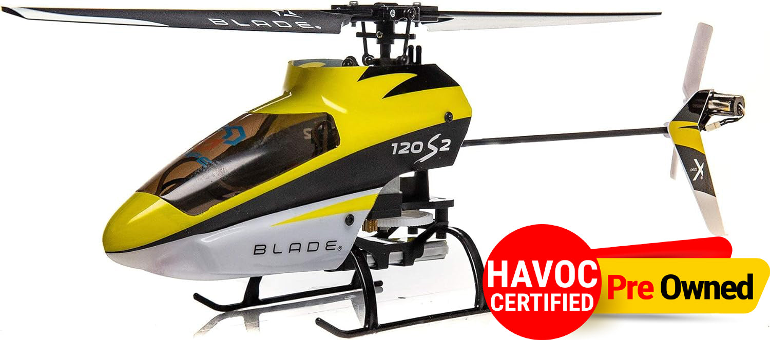 BLADE HELI 120 S2 FLYBARLESS RTF FOR BEGINNER TO INTER- QUALITY PRE OWNED