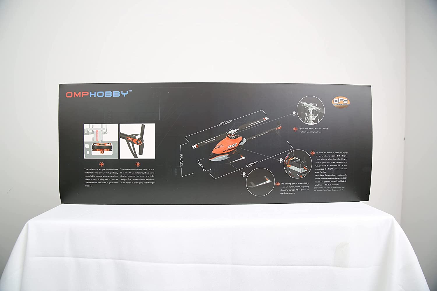 OMP HOBBY M2 EVO BNF ELECTRIC HELICOPTER