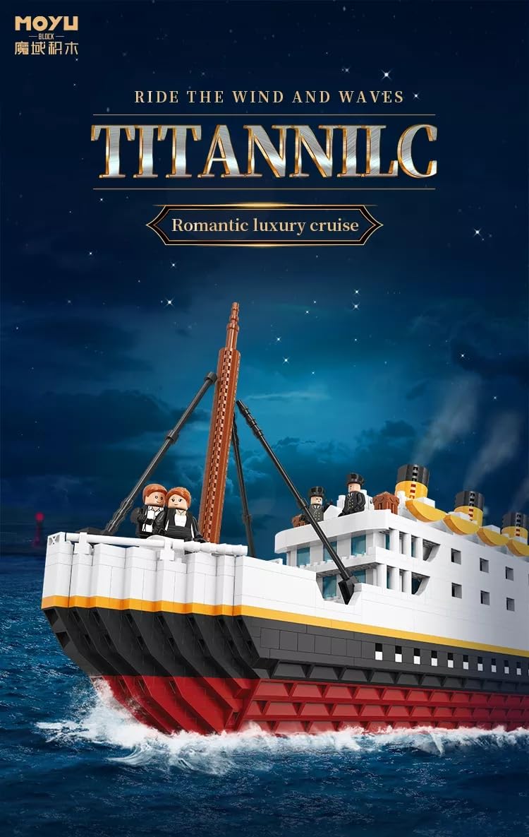 MOYU BUILDING BLOCKS: CLASSIC ROMANTIC TITANNILC LUXURY CRUISE MY97041 (2980 PIECES)