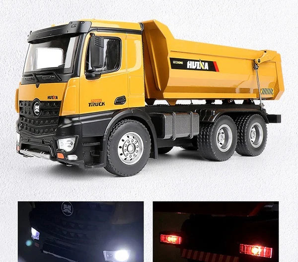 HUINA 1582 1:14 ALL METAL HEAVY DUTY DUMP TRUCK LOADER (2024 MODEL)