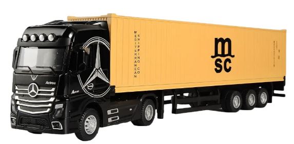 MSC ALLOY MODEL CAR 1:48 SCALE NO:JG2602 (BLACK&YELLOW)