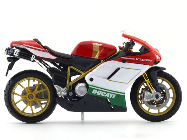 MAISTO DUCATI 1098-S 1/18 RED DIECAST  BIKE MODEL