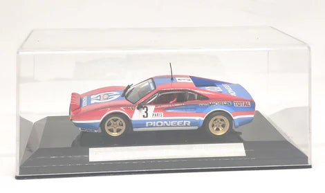 BBURAGO FERRARI 308 GTB RALLYE MONTO CARLO 1982 BY J C ANDRETTI / BICHE 1/43 DIE CAST MODEL