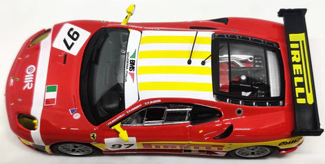 BBURAGO FERRARI F430 GTC 24TH LE MANS 2008 BY F BABINI/ M MALUCEILLI/ P RUBERTI 1/43 DIE CAST MODEL