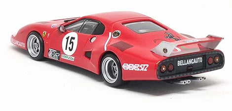 BBURAGO FERRARI 512 BB (II SERIES) 1000 KM MONZA 1981 BY M FLAMMINI / S DINI / F VIOLATI 1/43 SCALE DIE CAST MODEL