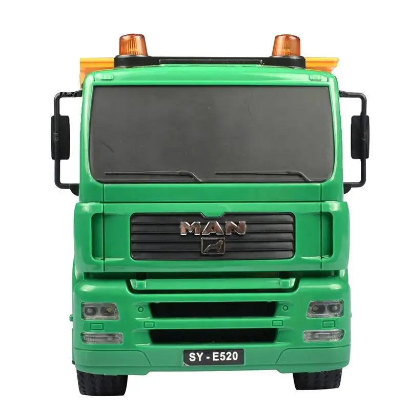 DOUBLE E R/C DUMP TRUCK1/20 SCALE NO:E520-003 (ORG&GREEN)