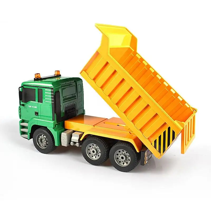 DOUBLE E R/C DUMP TRUCK1/20 SCALE NO:E520-003 (ORG&GREEN)